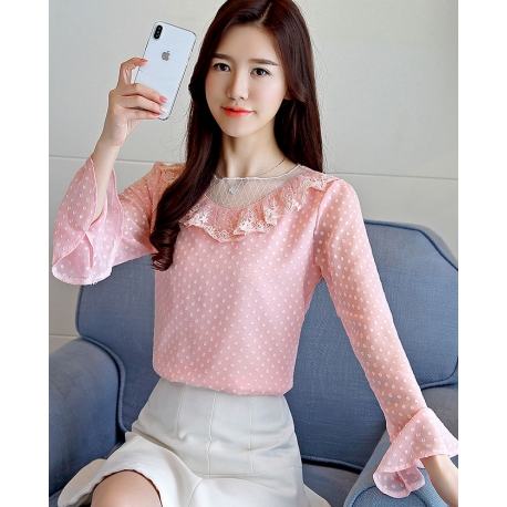 blouse korea T5363