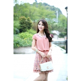 dress wanita model korea D987