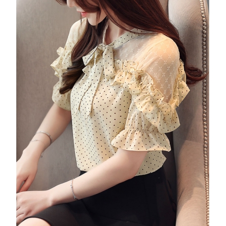 blouse wanita korea T5373