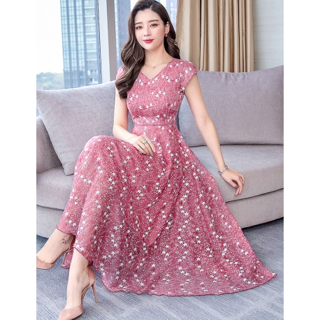 long dress wanita korea D5731