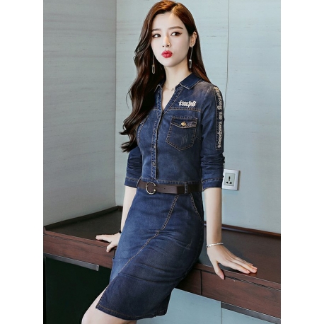 dress denim import D5738