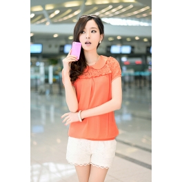 blouse wanita brukat T1237