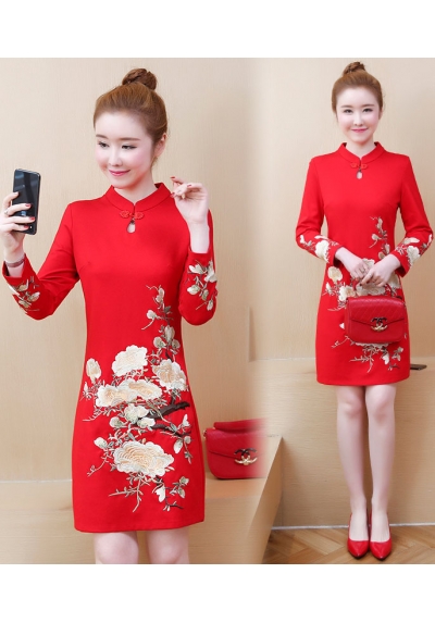 dress cheongsam import D5742