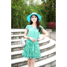 dress wanita import D986