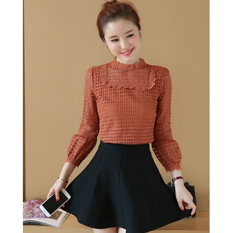 blouse brukat korea T5404