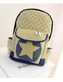 tas ransel motif polkadot bintang Bag564