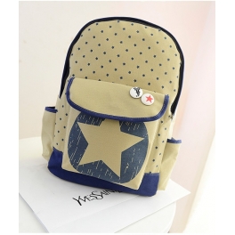 tas ransel motif polkadot bintang Bag564