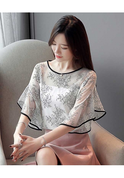 blouse  wanita korea T5409