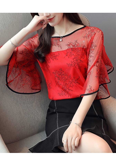 blouse  wanita korea T5409