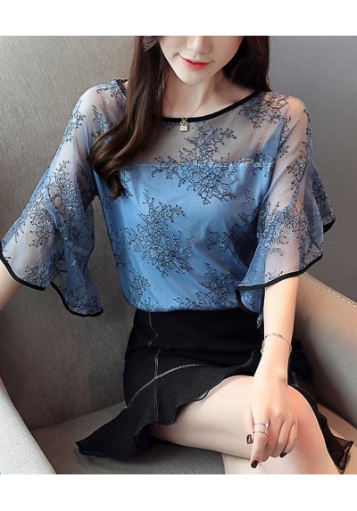 blouse  wanita korea T5409