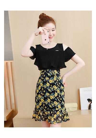 dress wanita import D5772