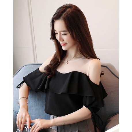 blouse wanita korea T5416