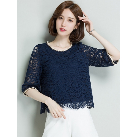 blouse brukat korea T4960