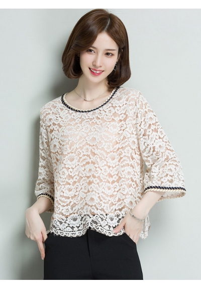 blouse brukat korea T5422