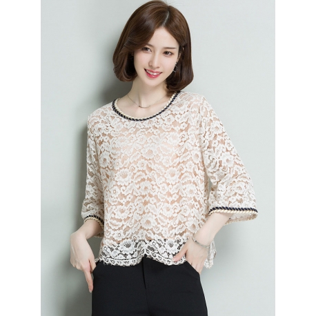 blouse brukat korea T5422