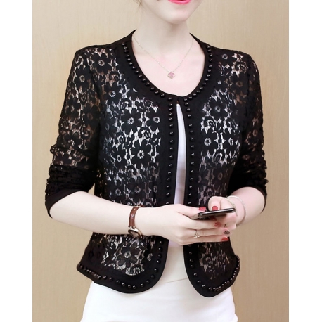 cardigan brukat T5429