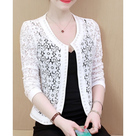 cardigan brukat T5429