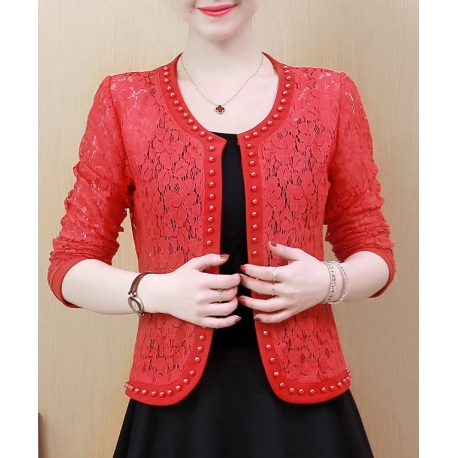 cardigan brukat T5429