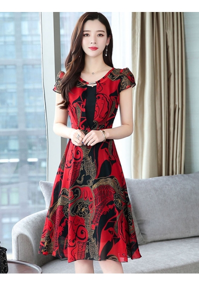 dress wanita import D5819