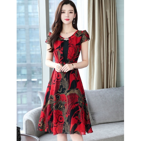 dress wanita import D5819