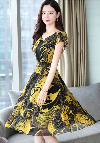 dress wanita import D5819