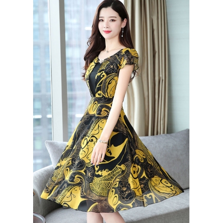 dress wanita import D5819