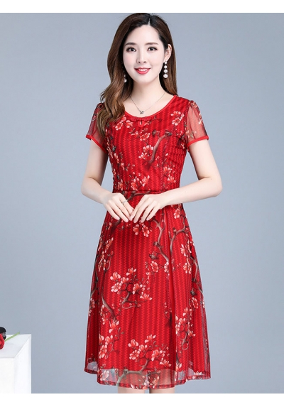 dress wanita korea D5823