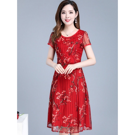 dress wanita korea D5823