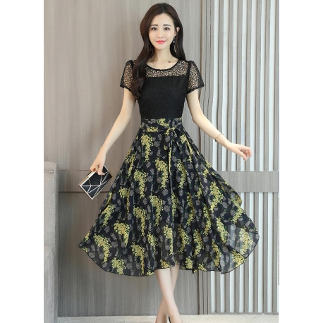 dress wanita import D5830