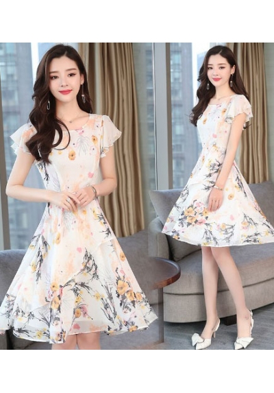 midi dress korea D5707