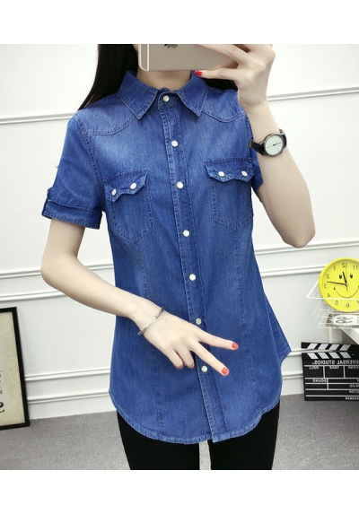 kemeja denim import T5507