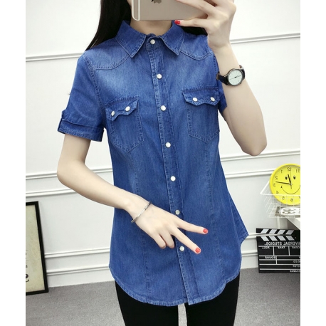 kemeja denim import T5507