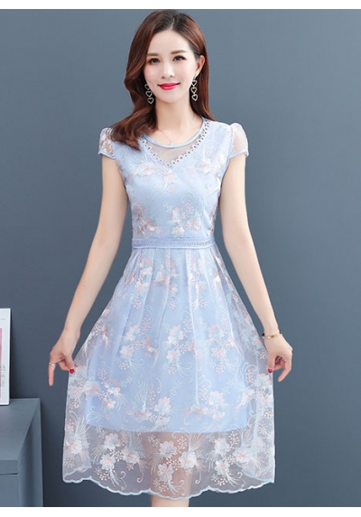 dress wanita korea D5848