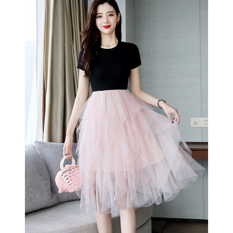 dress wanita korea D5851