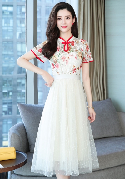 dress wanita korea D5859