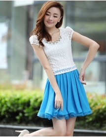 dress wanita import D1035