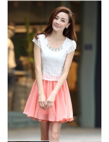 dress wanita import brukat D1036