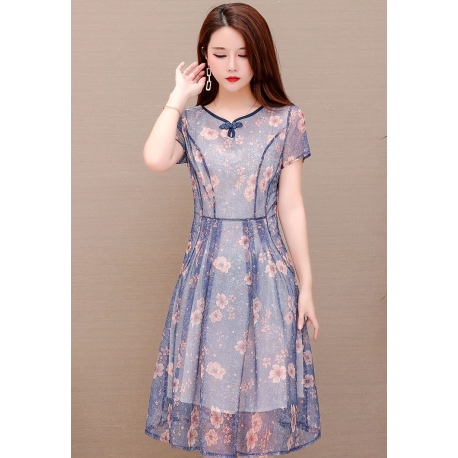 dress wanita import d5870