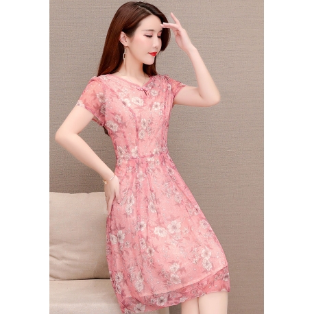 dress wanita import d5870