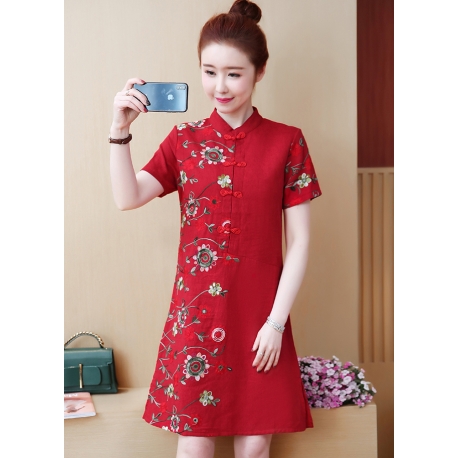 dress cheongsam import D5879