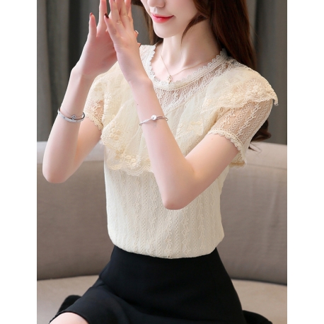 blouse brukat korea T5538