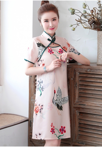 dress cheongsam import D5896