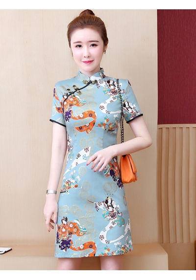 dress cheongsam import D5897