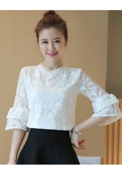 blouse brukat korea T5563