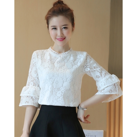 blouse brukat korea T5563