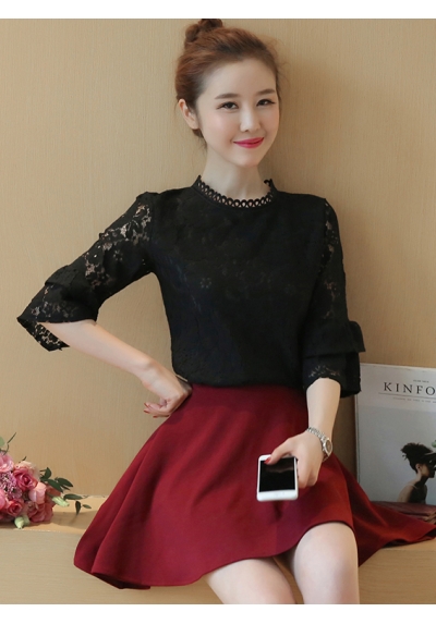 blouse brukat korea T5564