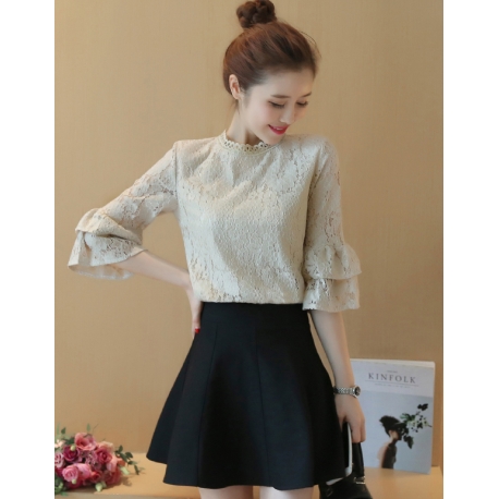 blouse brukat korea T5564