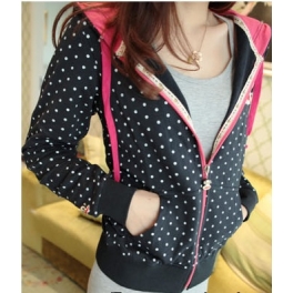 jaket babymilo motif polkadot T1284