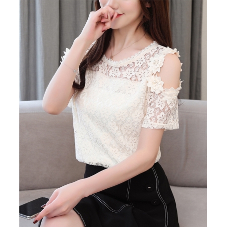 blouse brukat korea T5589