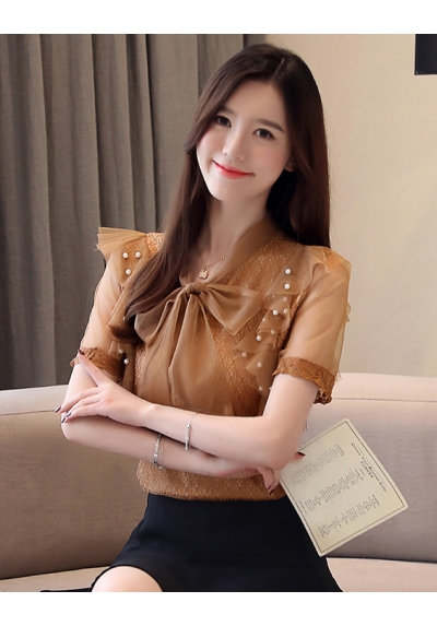 blouse brukat korea T5607